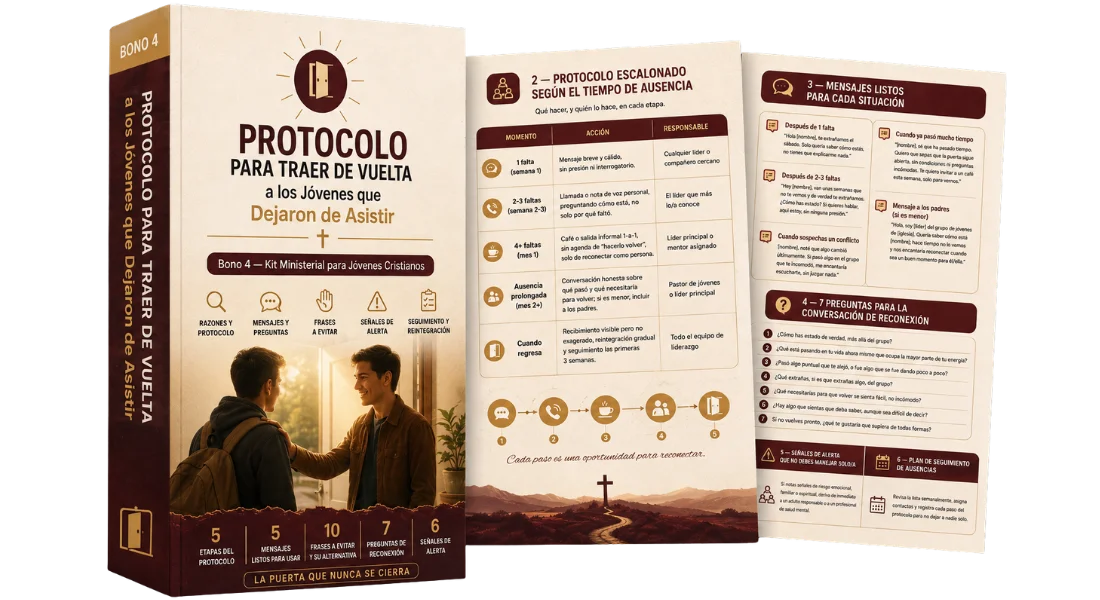 Bono 4: protocolo para traer de vuelta a los ausentes, portada y páginas interiores